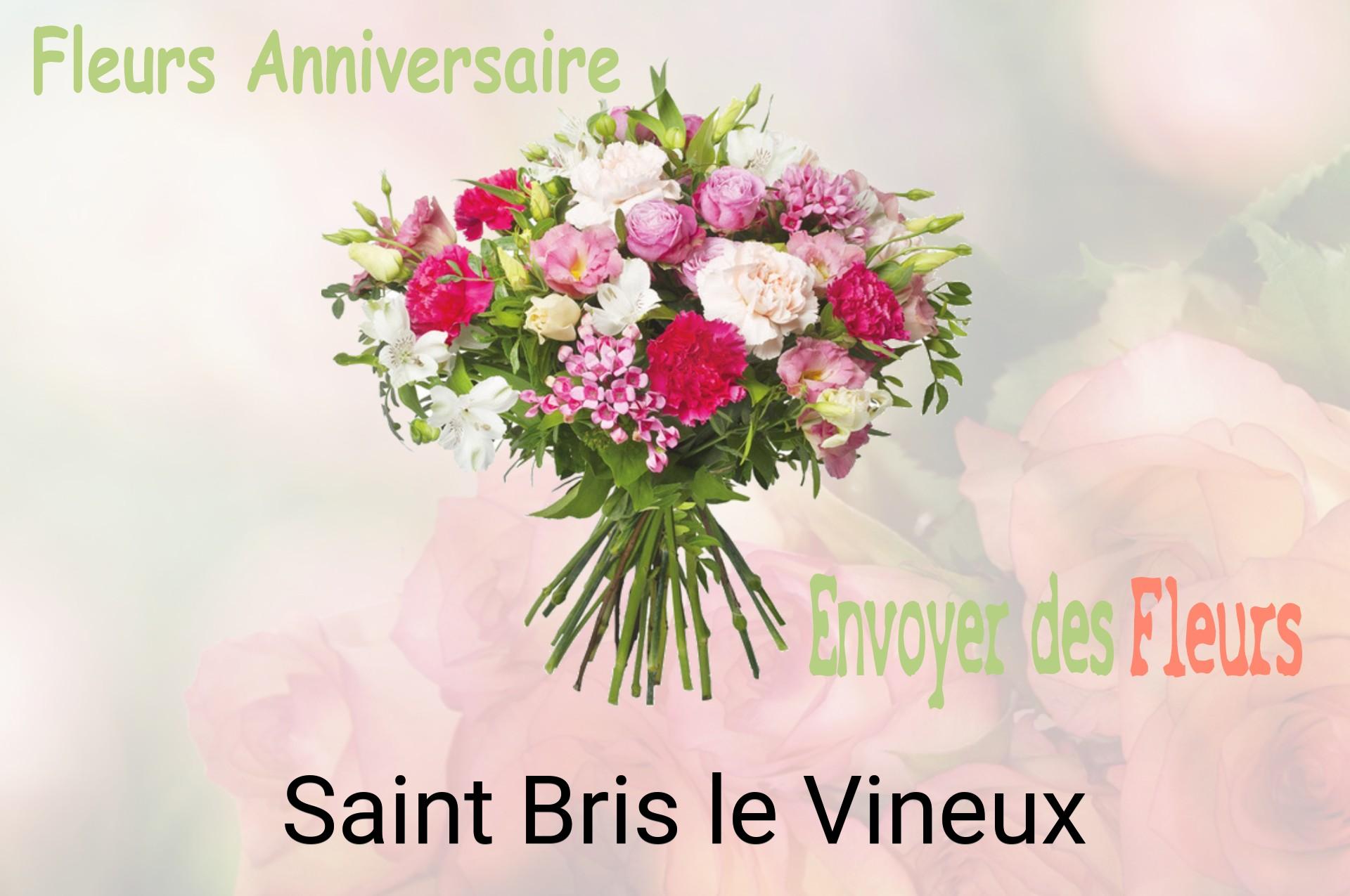 Bouquet de fleurs d’anniversaire livré à Saint-Bris-le-Vineux